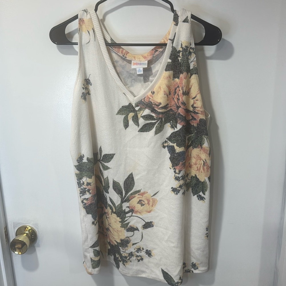 Floral Print Women's Sweater Tank